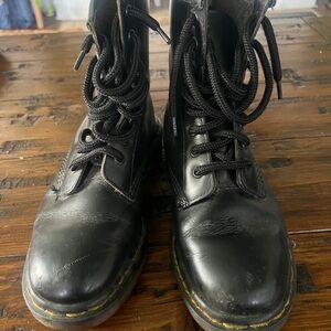 Dr. Martens Vintage Original “Air Wair” Black Leather Combat Boots